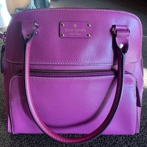 Kate Spade purple Wellesley Maeda Large Tote!